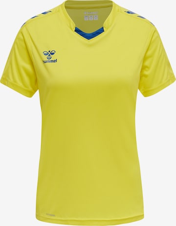 Hummel Performance Shirt 'CORE XK POLY' in Yellow: front