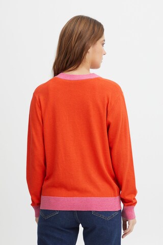 PULZ Jeans - Cárdigan 'Sara' en rojo