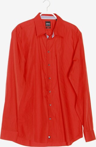 STRELLSON Button Up Shirt in L in Red: front