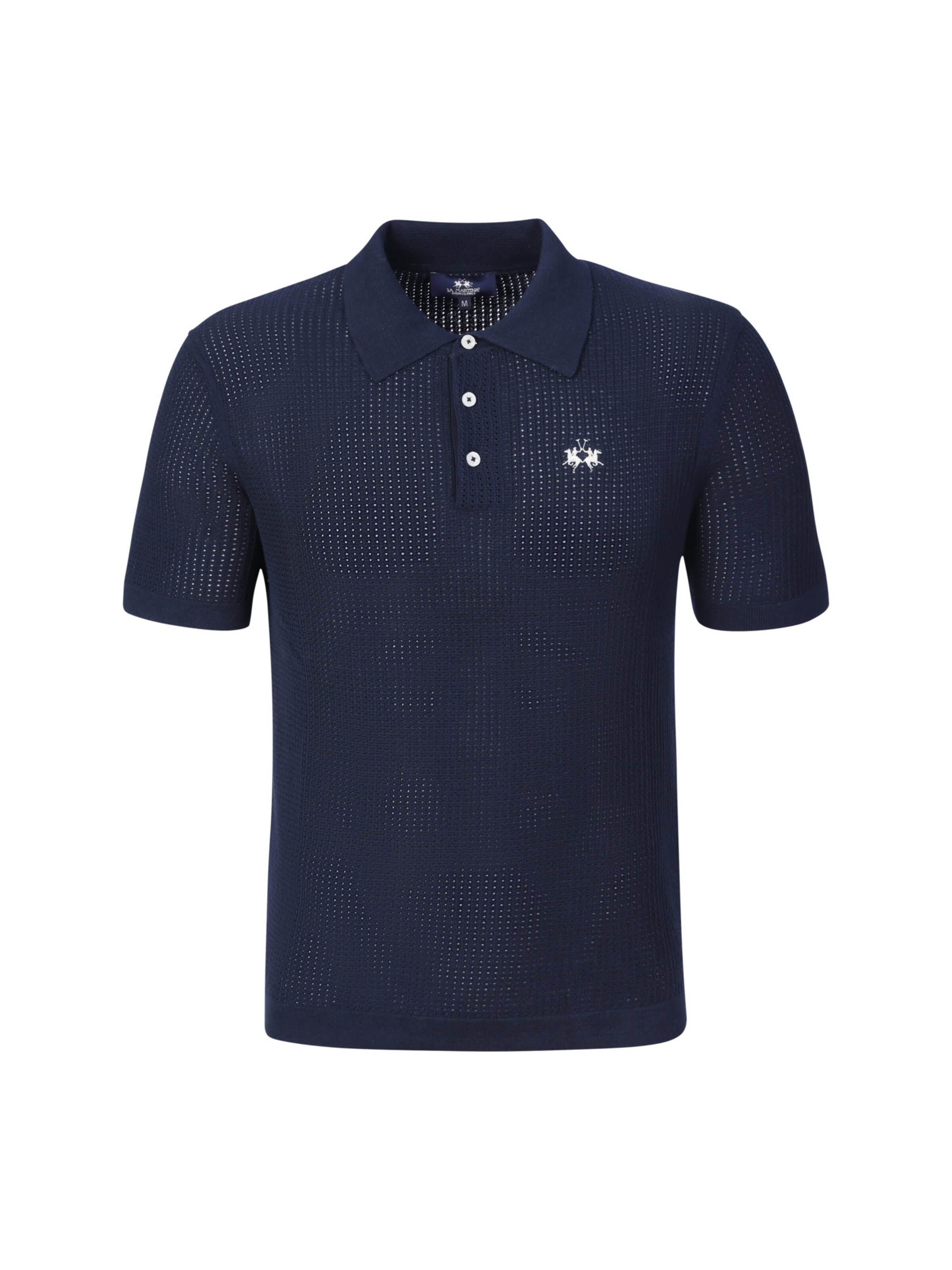 La Martina Shirt in Blauw: voorkant