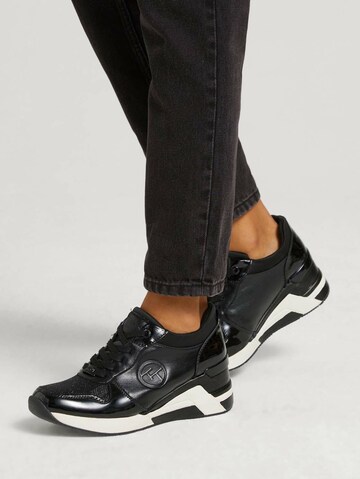 TOM TAILOR Sneaker in Schwarz