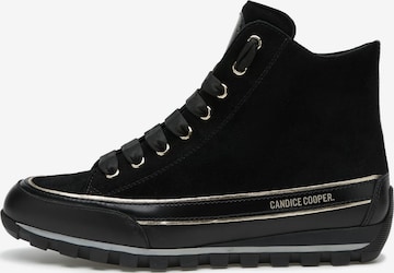 Candice Cooper Sneaker high 'Janis Strip Plus Chic' in Schwarz: Vorderseite
