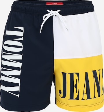 Tommy Jeans - Bermudas en azul: frente