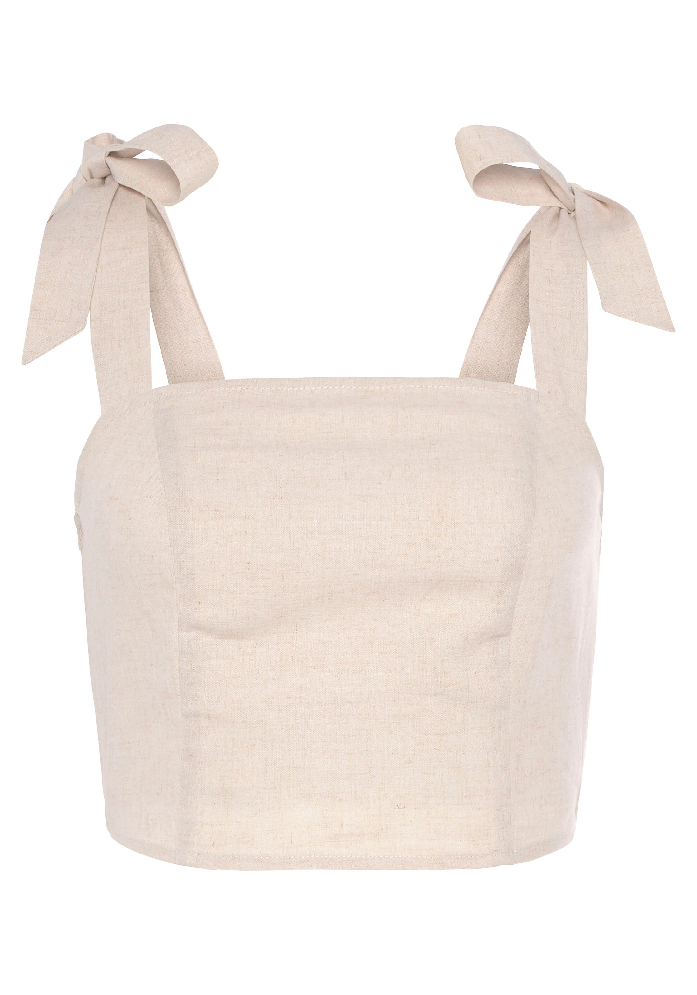 LASCANA Top in Beige: voorkant