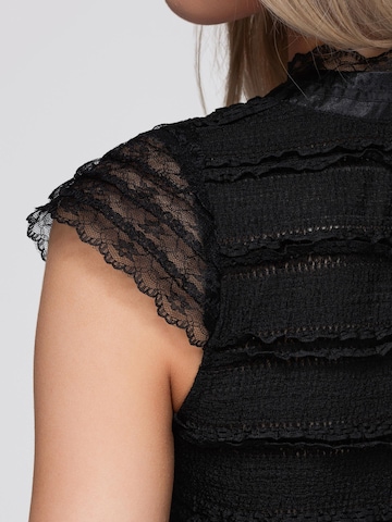 Ombre Bluse‌‌ in Schwarz
