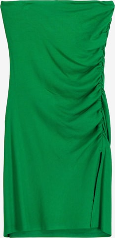 Bershka Šaty – zelená: přední strana