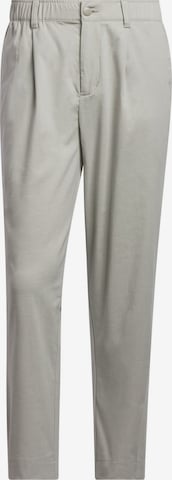 ADIDAS PERFORMANCE Tapered Workout Pants 'Go-To' in Grey: front