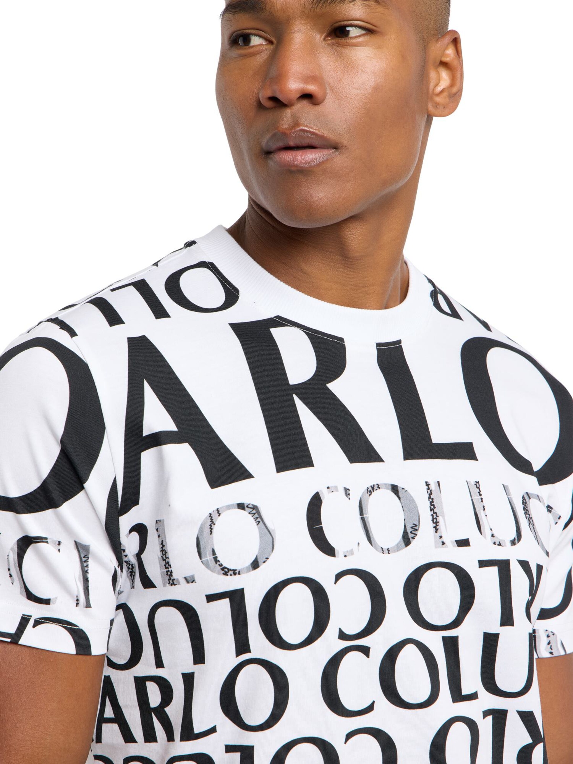 Carlo Colucci Koszulka 'Dindo' w kolorze biały