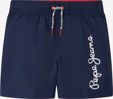 Pepe Jeans Board Shorts 'GUSTAVE' in Blue: front