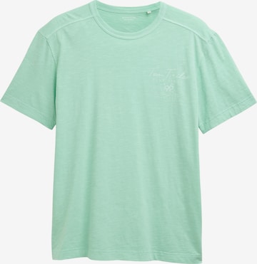 T-Shirt TOM TAILOR en vert : devant