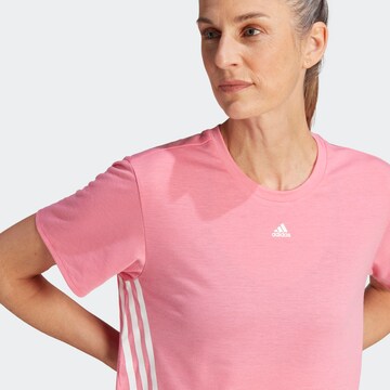 ADIDAS SPORTSWEAR Performance Shirt 'Train Icons' in Pink