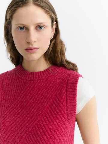 Thinking MU Sweter 'KAIA' w kolorze czerwony: przód