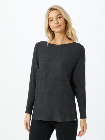 TOM TAILOR DENIM Sweater in Grey: front