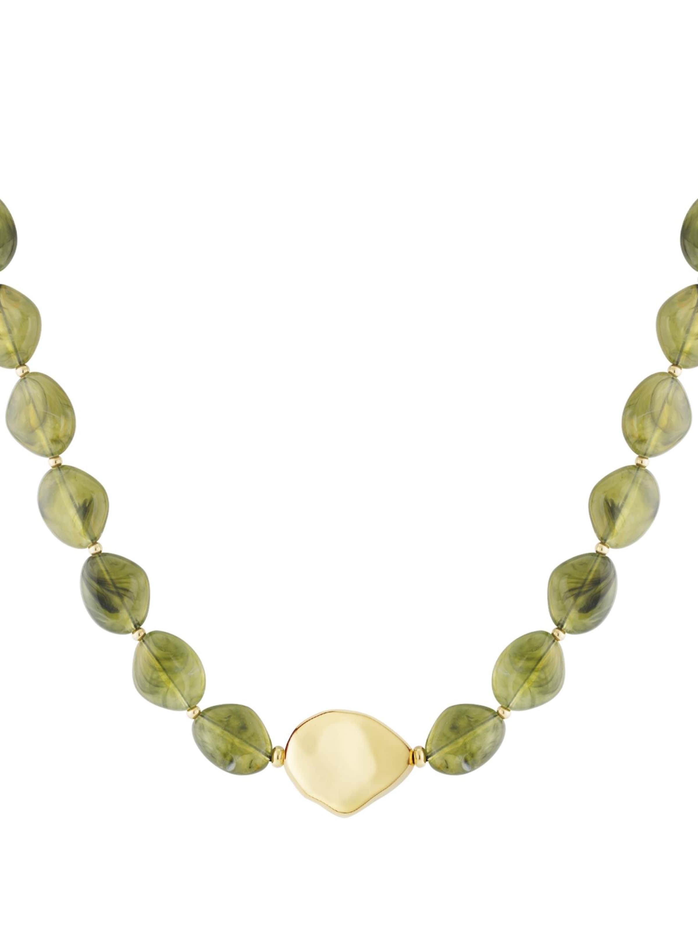 Cala Rose Ketting 'JOVIE' in Groen: voorkant