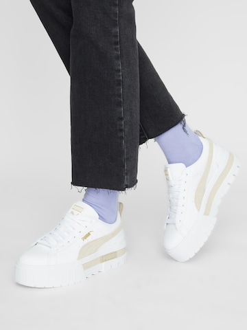 PUMA Platform trainers 'Mayze' in White: front