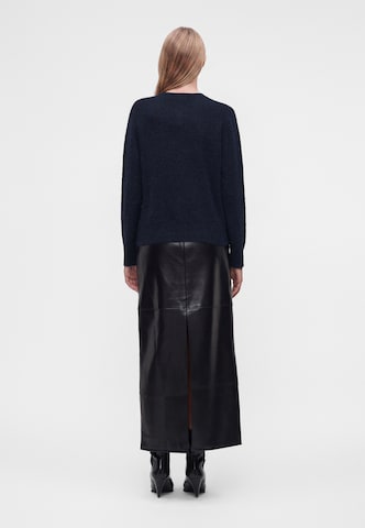 Samsøe Samsøe Knit cardigan 'NOR' in Blue