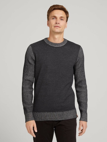 TOM TAILOR - Jersey en gris: frente