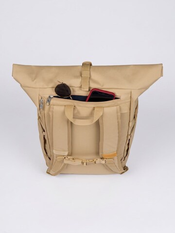 JANSPORT Rugzak 'Hatchet Rolltop Travertine -- Beige Unisex Backpack' in Beige