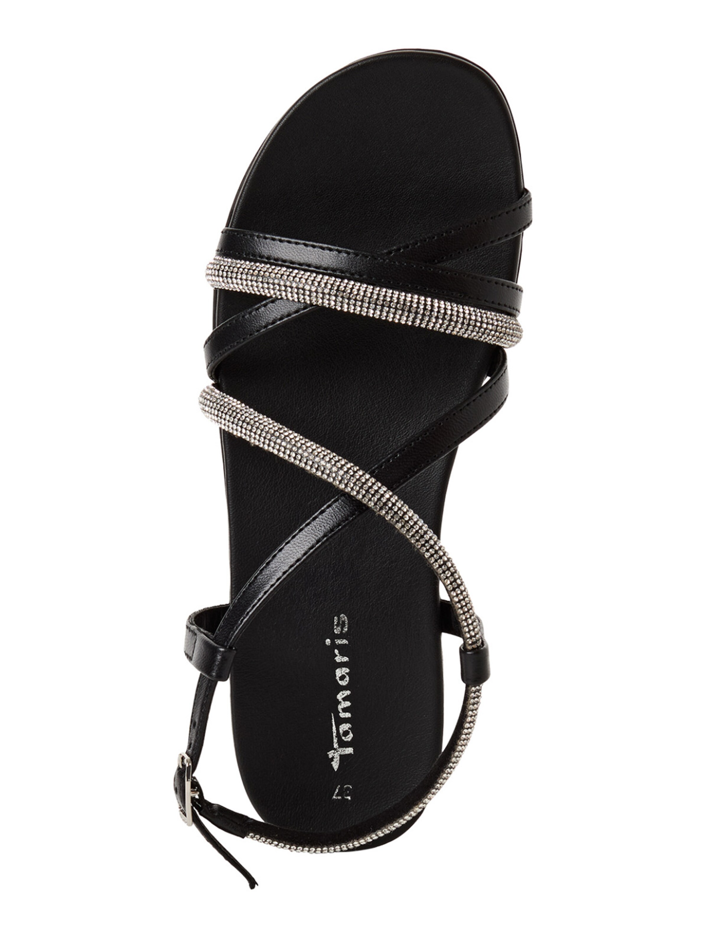 Tamaris Remienkové sandále - Čierna