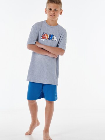 SCHIESSER - Pijama ' Nightwear ' en azul: frente