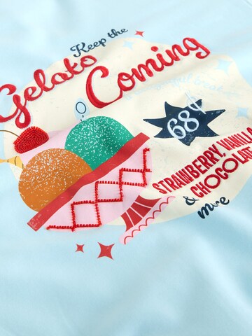 Next Sweatshirt 'Gelato' in Blau