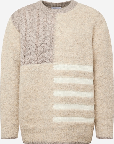 TOPMAN Sweater in mottled beige / mottled brown / White, Item view
