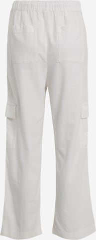 Gap Petite Lużny krój Spodnie w kolorze biały