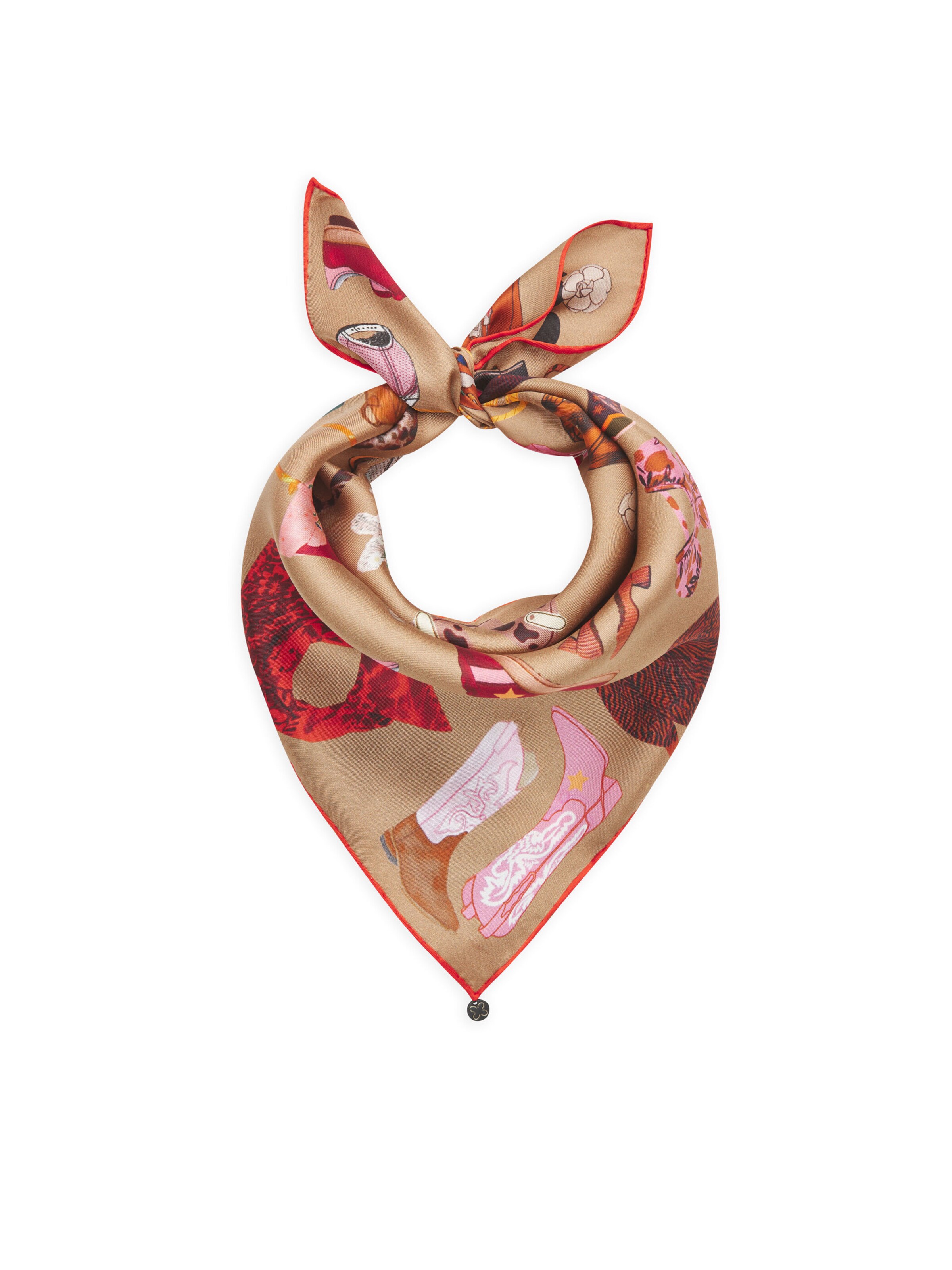 CODELLO Tuch in Beige: Vorderseite