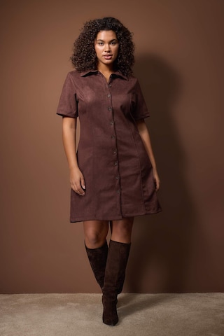 Trendyol Curve Blousejurk in Bruin