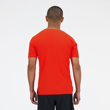 T-Shirt fonctionnel new balance en rouge
