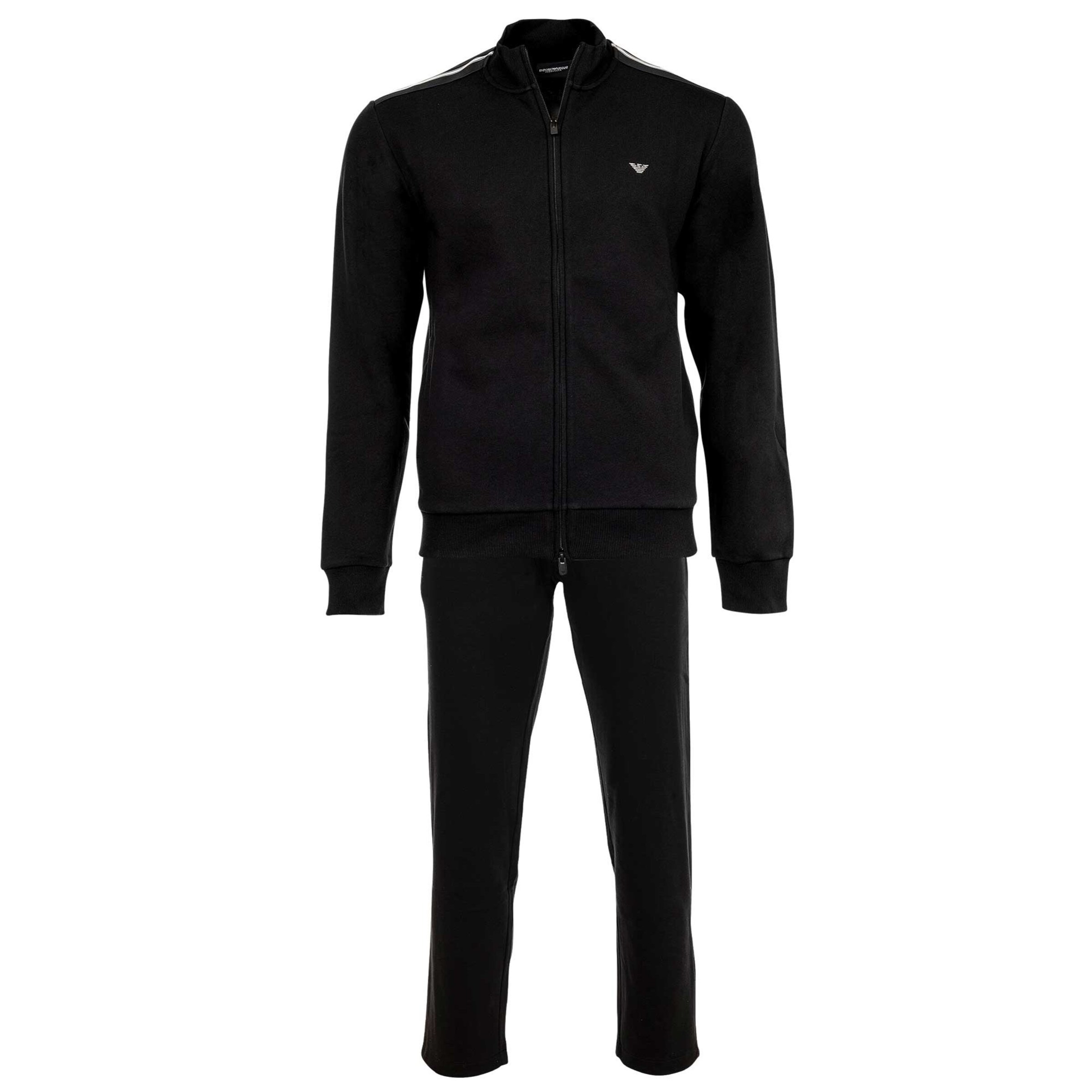 Emporio Armani Tracksuit in Black: front