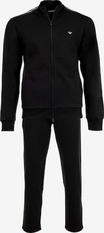 Emporio Armani Strój treningowy w kolorze czarny: przód