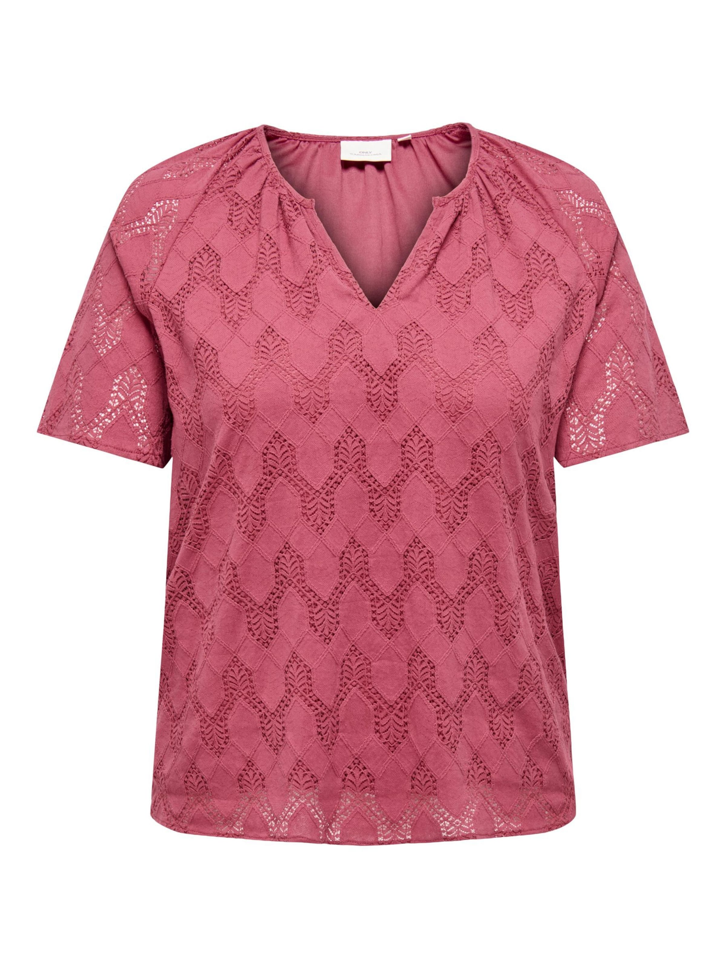 ONLY Carmakoma Blouse in Red: front