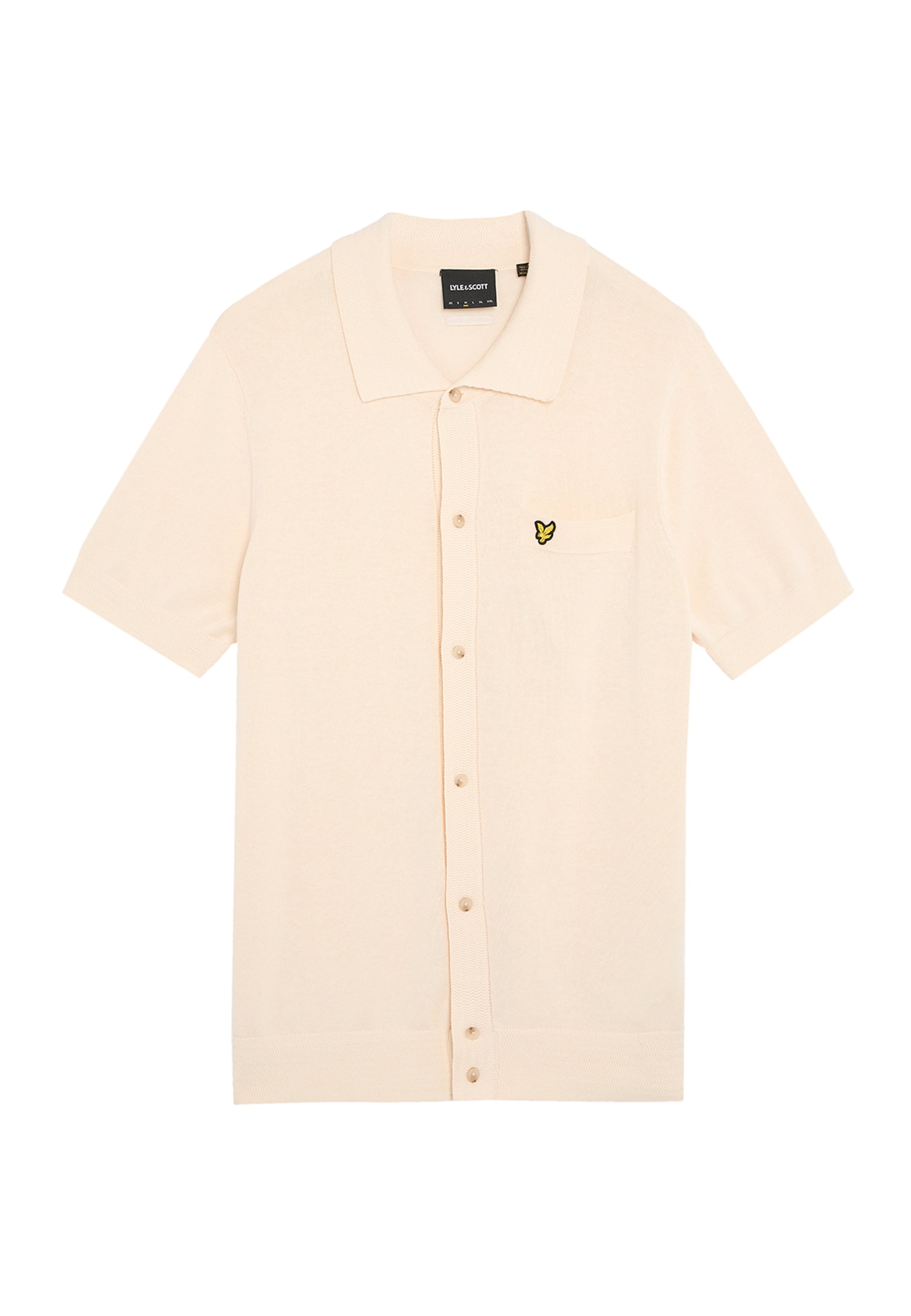 Lyle & Scott Regular fit Button Up Shirt in Beige: front
