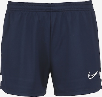 NIKE Sportbroek 'Academy 21' in Blauw: voorkant