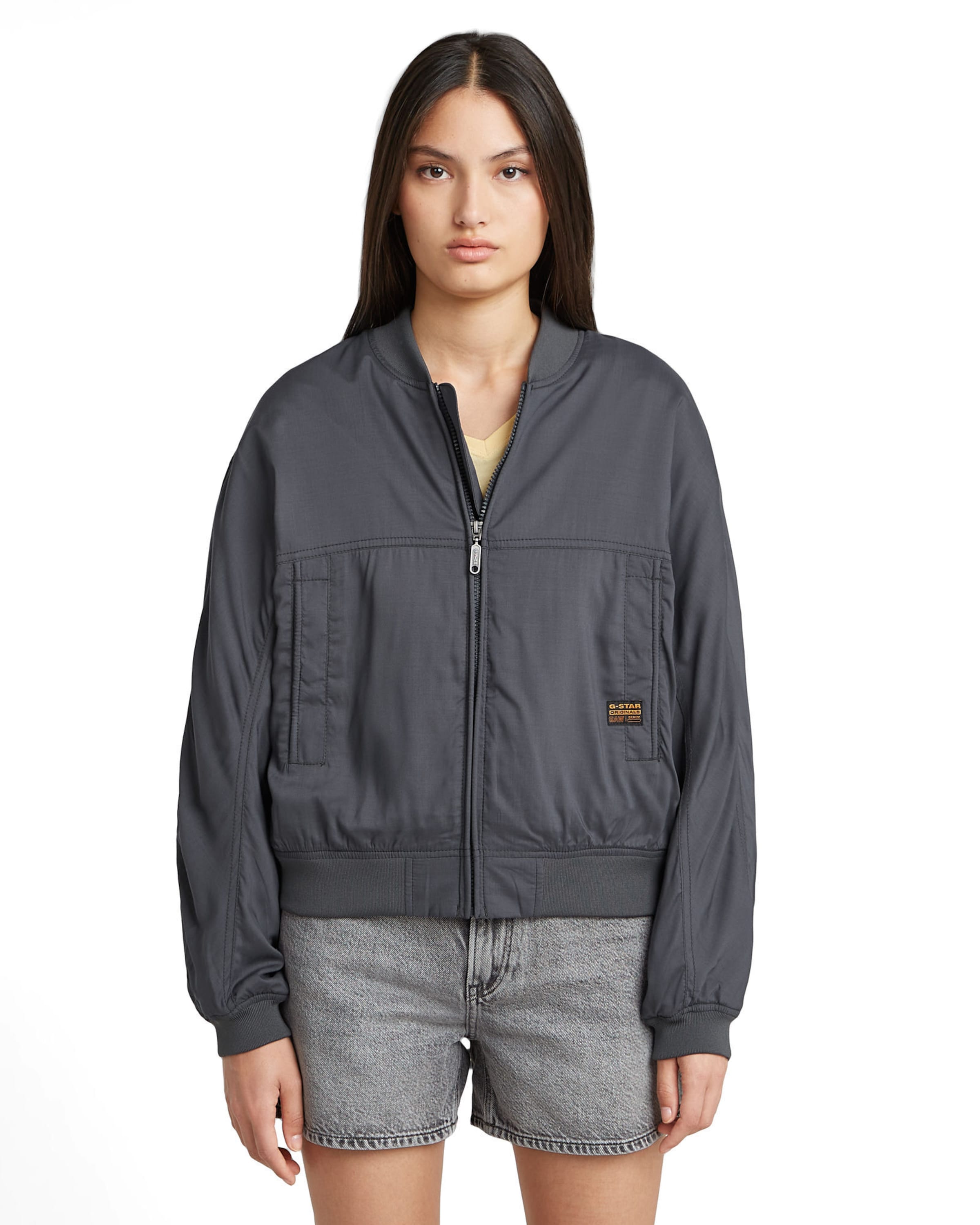 G-STAR Tussenjas in Grijs: voorkant