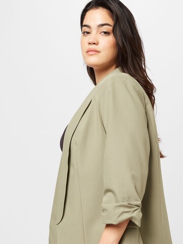 PIECES Curve Blazer 'PCBOSELLA' in Green