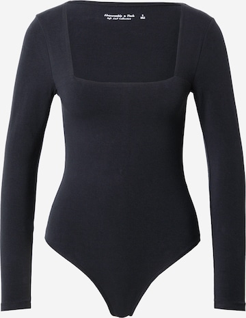 Body a maglietta di Abercrombie & Fitch in nero: frontale