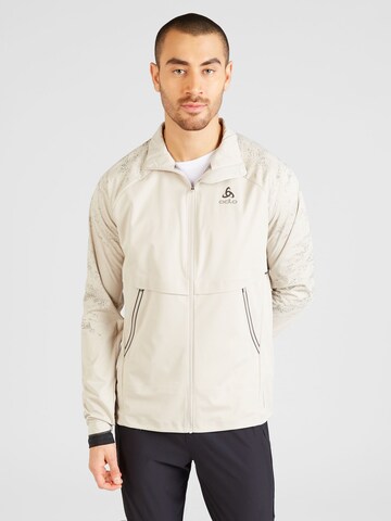 Veste de sport ODLO en beige : devant