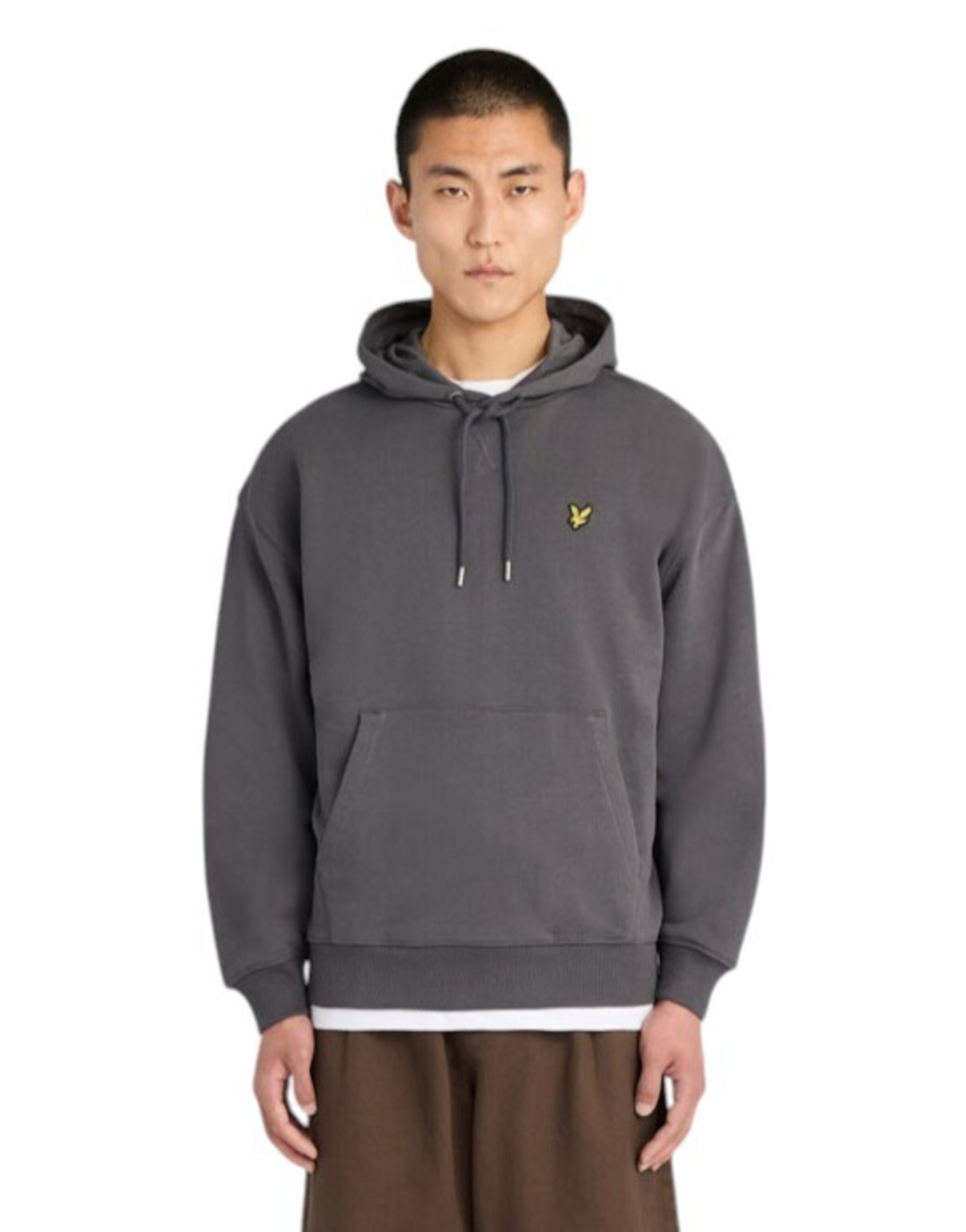Lyle & Scott Sweatshirt in Grijs: voorkant