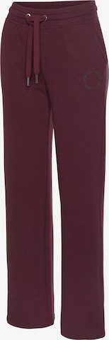 BENCH Loose fit Pants in Red