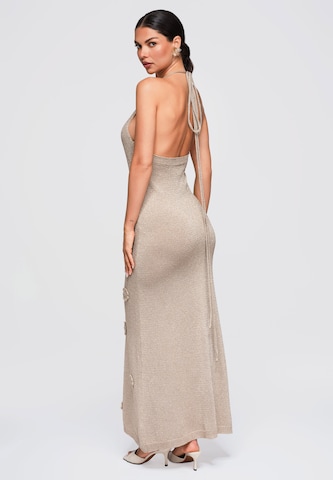 Ombre Avondjurk in Beige