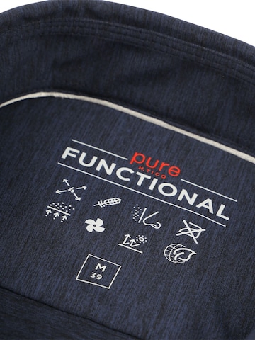 PURE Regular fit Overhemd in Blauw