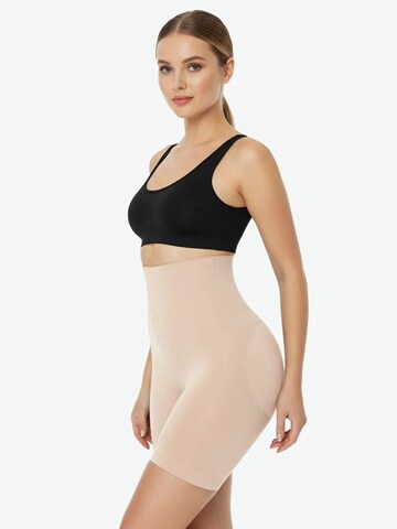 Shapetape Shapingbroek 'Corrigerende High Waist Naadloos Broekje met Bilvulling' in Beige