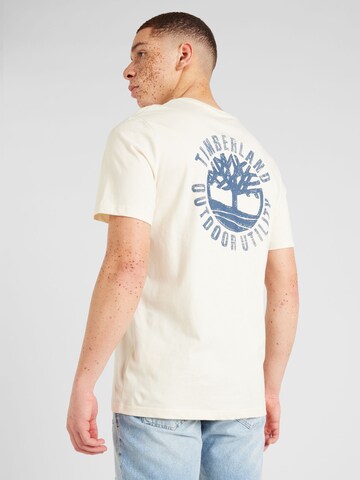 T-Shirt TIMBERLAND en blanc : devant