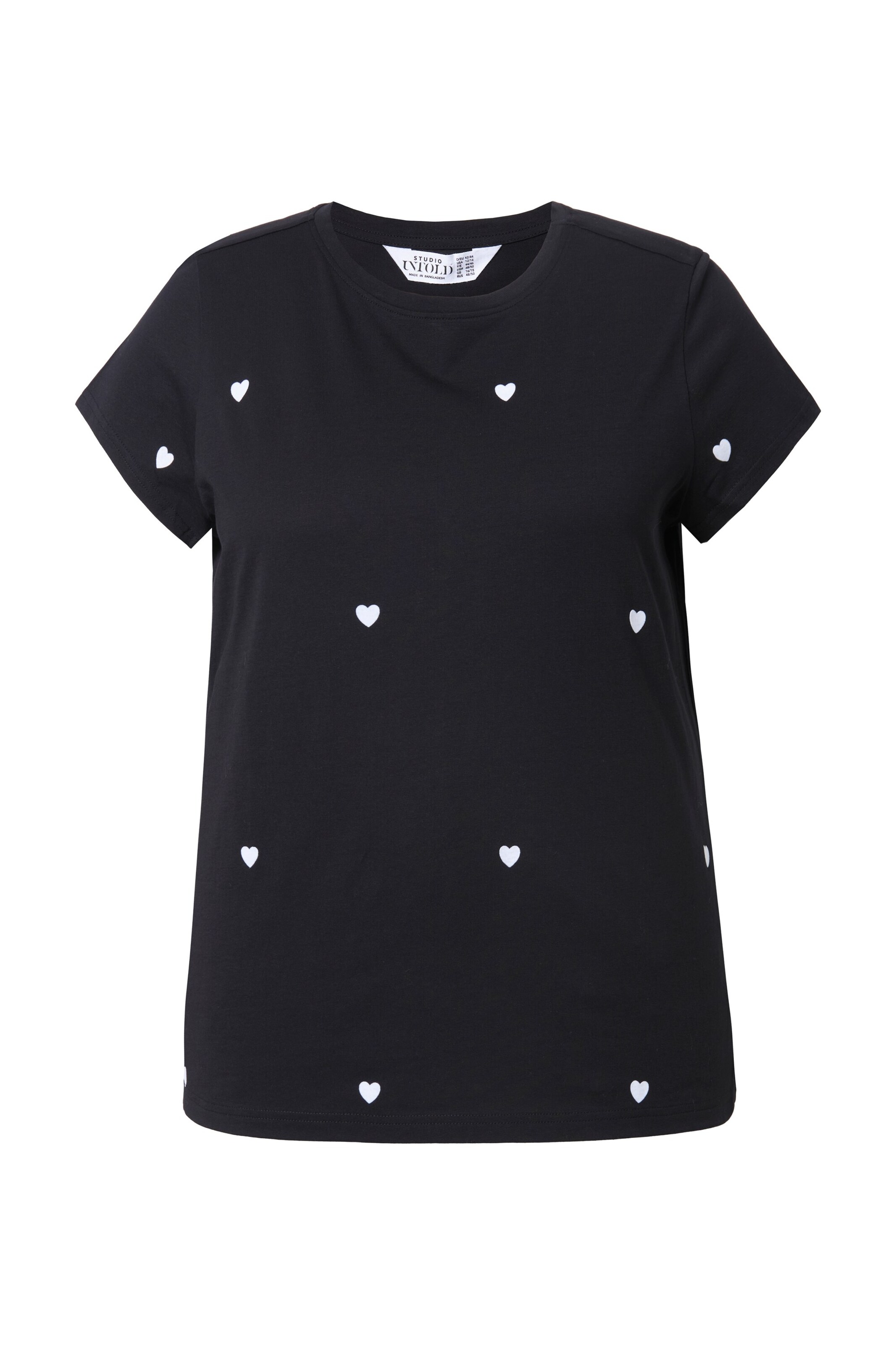 Studio Untold Shirt in Schwarz: Vorderseite