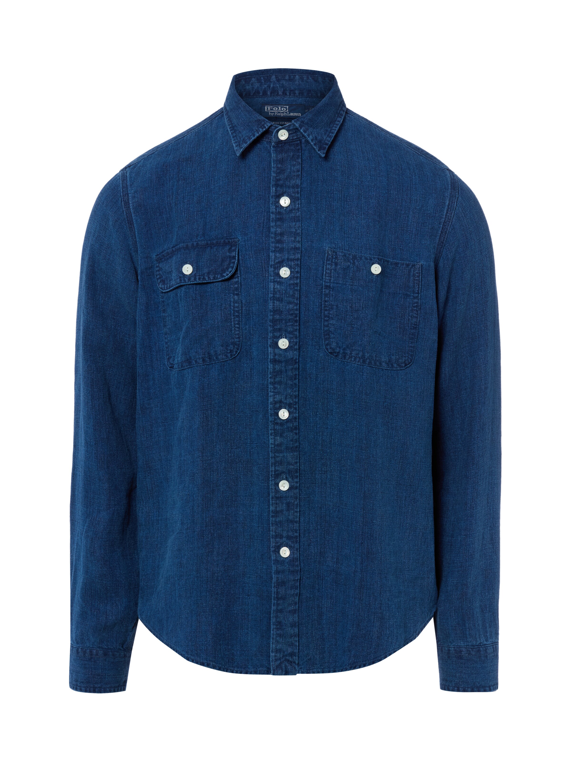 Polo Ralph Lauren Regular fit Button Up Shirt in Blue: front