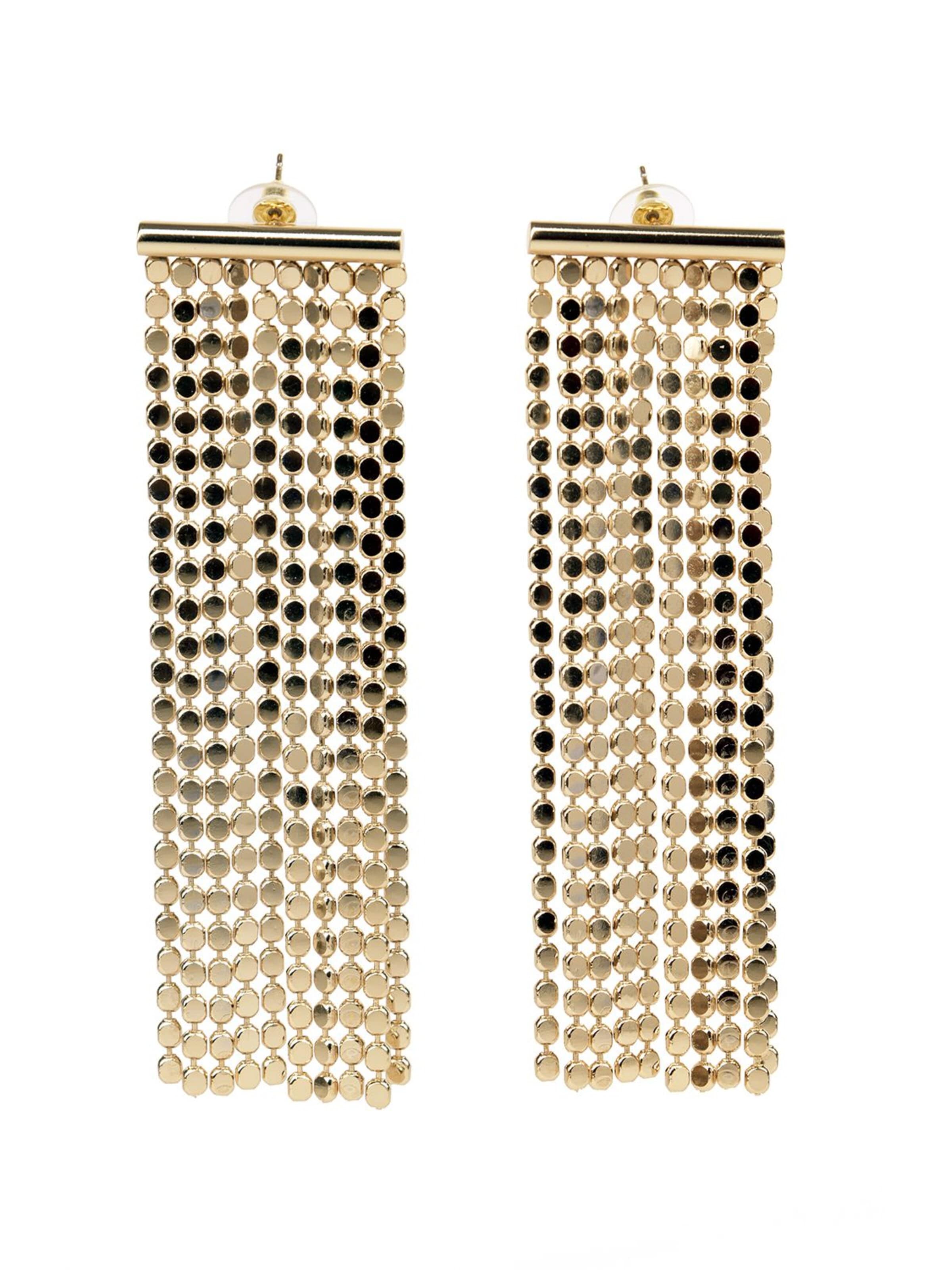 Orecchini 'Eterna Doré orecchini a cascata placcati oro' di Addicted2 in oro: frontale