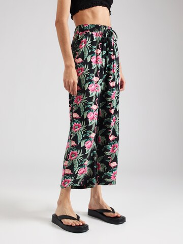 Sublevel Wide leg Broek in Zwart: voorkant