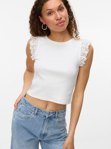 VERO MODA Top 'SILJE' in White: front